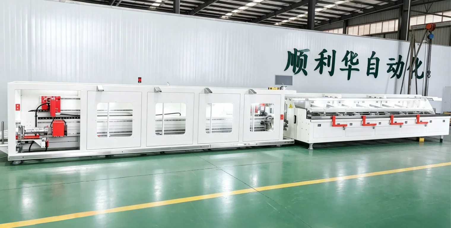 Four-Output Conduit Packaging Machine